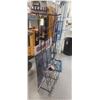 Image 6 : 3 DISPLAY RACKS  2 ROTATING AND ONE FIXED NO CONTENTS