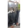 Image 2 : UNDER AROUR CLOTHING RACK 36"DX 25"W X 63"H ON WHEELS NO CONTENTS