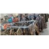 Image 2 : DOUBLE SIDED CLOTHING RACK 24"DX 60"TALL ADJUSTABLE HEIGHT  NO CONTENTS