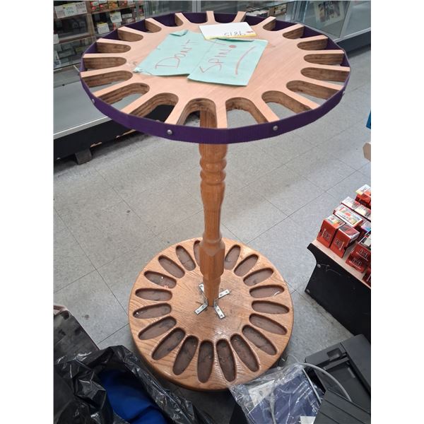 ROTATING GUN DISPLAY - DISPLAY WRACK/SHELVE/UNIT ONLY. BUYER MUST REMOVE