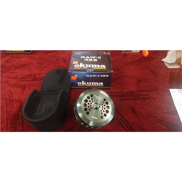 ONE OKUMA RAW 11 463 LEVELWIND HIGH END SALT WATER REEL