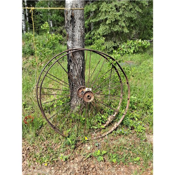 (2) 54" Steel Rake Wheels