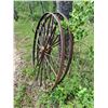 Image 3 : (2) 54" Steel Rake Wheels