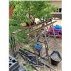 Image 3 : (2) Metal Sawhorses with 9 ft Extensions