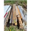 Image 1 : Assorted Lumber and Tin (some new lumber)