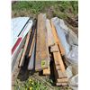 Image 2 : Assorted Lumber and Tin (some new lumber)