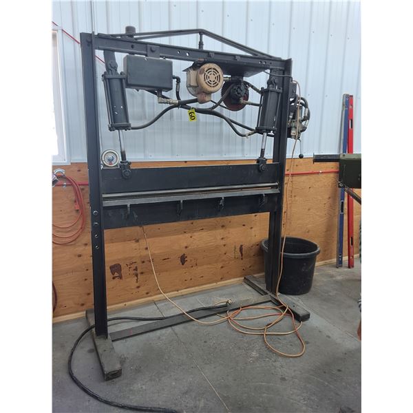 54" Homebuilt Hydraulic Press Brake