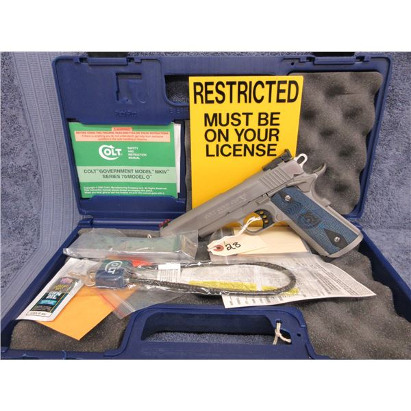 Restricted - Colt Government Model MKIV Series 70/Model O in 45 ACP