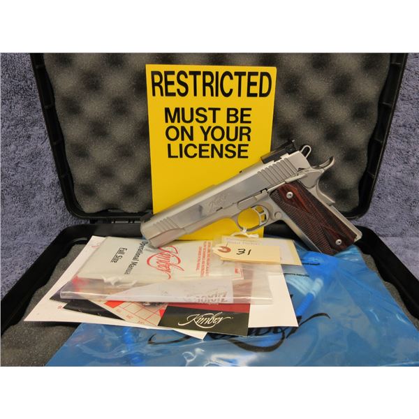 Restricted - Kimber Model Stainless Gold Match II in 9MM
