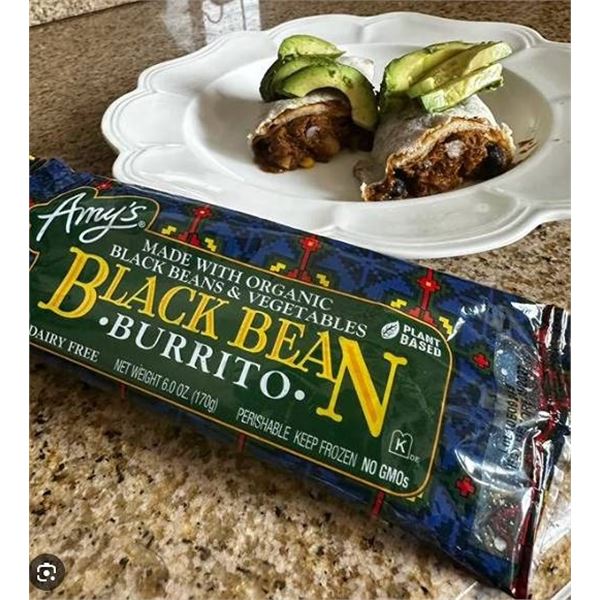 Amy's Black Bean Vegetable Burritos 12-Pack