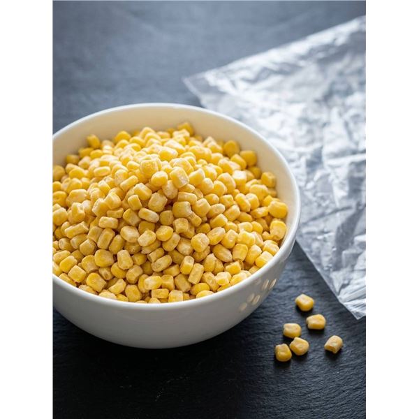 Alasko IQF Whole Kernel Corn, 12 kg