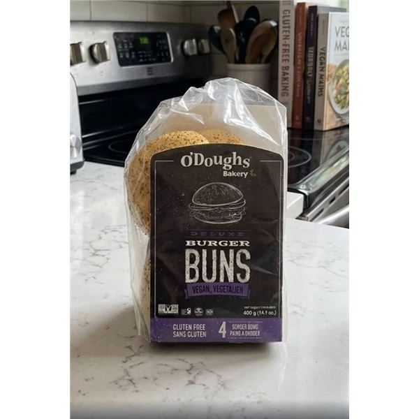 Lot of 6 - O'Doughs Vegan Gluten-Free Burger Buns 4-Pack