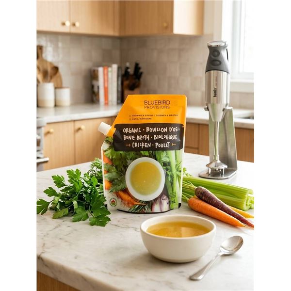 Bluebird Organic Chicken Bone Broth 6 x 420ml