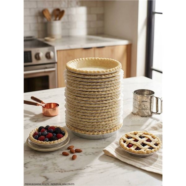 Unbaked 5"-Inch Deep Frozen Pie Shells, 120 Pk