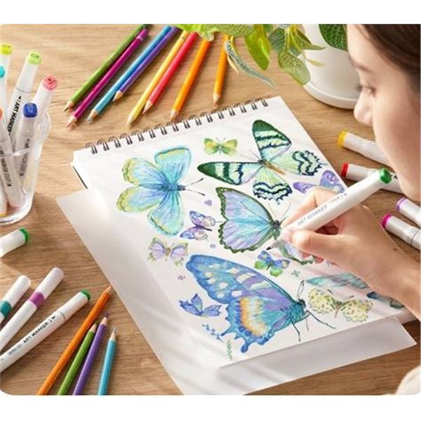 Shuttle Art Marker Pad 9x12 Inch 70 Sheets
