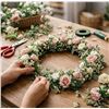 Image 1 : 10 Inch 12 Pieces Metal Wreath Rings