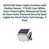 Image 3 : JACKYLED Solar Floodlight with Motion Sensor