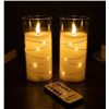 Image 1 : AMAGIC Flameless Candle Set, 2 Pack