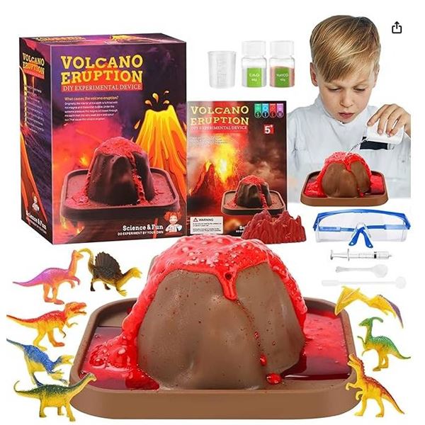 Volcano Eruption DIY Experimental Device