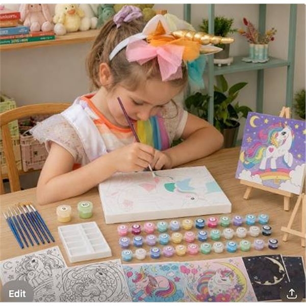 Craft Spot Unicorn Paint By Number Kit