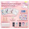 Image 2 : Craft Spot Unicorn Paint By Number Kit