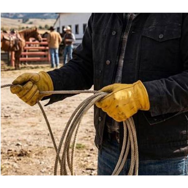 Watson Range Rider Deerskin Gloves L/G