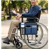 Image 1 : Wheelchair Side Organizer for Rollators (Blue