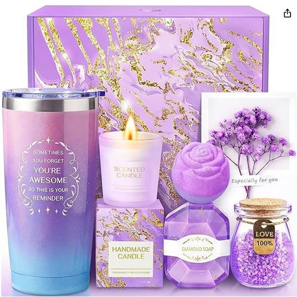 Women's Lavender-Themed Gift Set