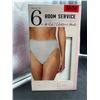 Image 2 : Room Service 6-Pack Hi-Cut Panties M