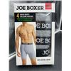 Image 2 : Joe Boxer Men's Boxer Briefs 4 Pack, M