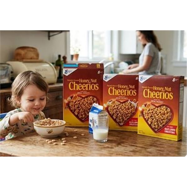 Honey Nut Cheerios Cereal Boxes Lot of 3