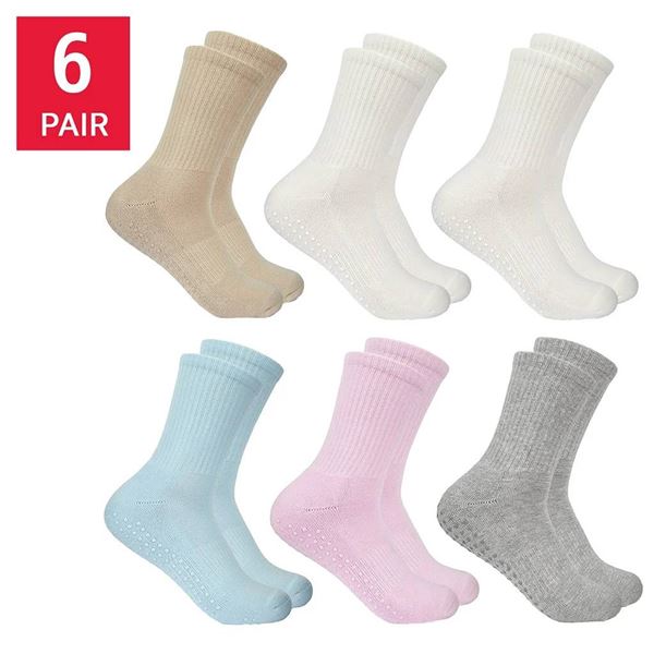 Bala Studio Grip Socks, 6 Pairs