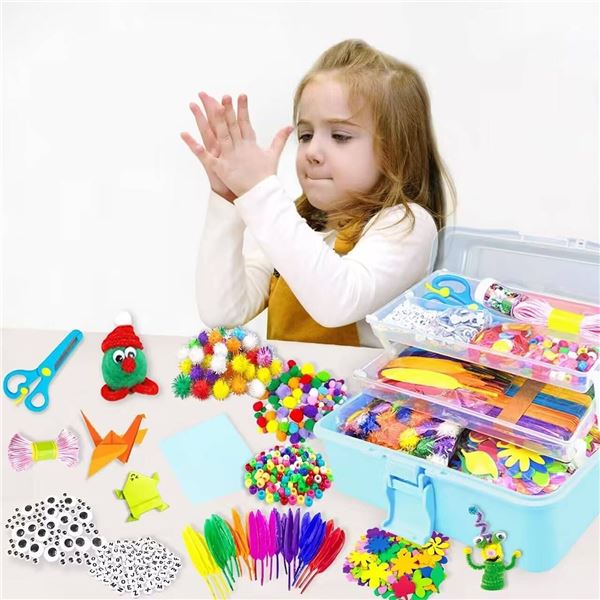 Arts & Crafts Kit With 3000 Pieces