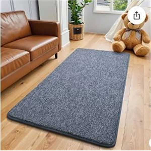 Keeko Soft 2x4 ft Area Rug, Blue
