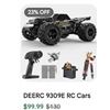 Image 1 : DEERC 9309E 4WD Brushed RC Truck