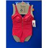 Image 2 : Miradonna by Miraclesuit Red Swimsuit, Size 16