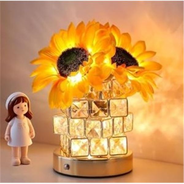 Sunflower Night Light Rechargeable Table Lamp
