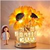 Image 1 : Sunflower Night Light Rechargeable Table Lamp