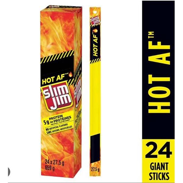 Slim Jim Hot AF Spicy Sausage Snack 659g