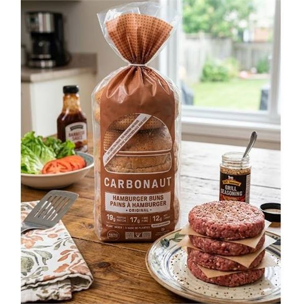 Carbonaut Original Hamburger Buns 315g