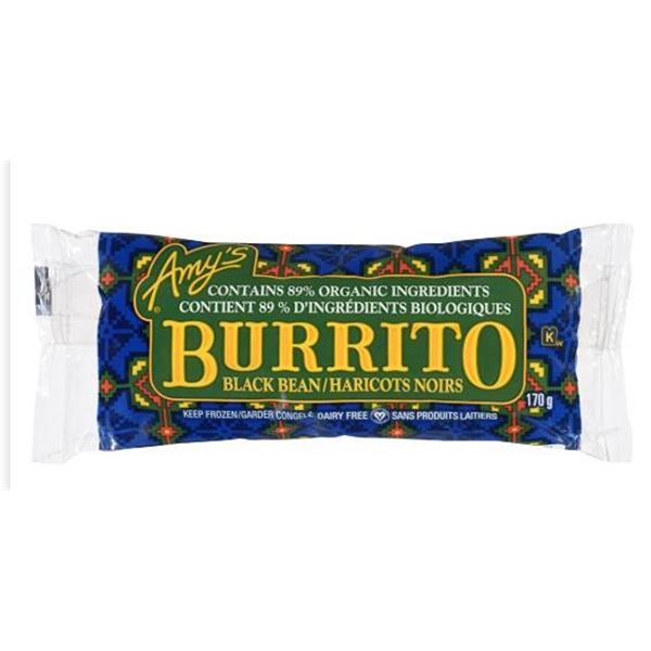 Amy's Burrito Bean & Rice 12 x 170g