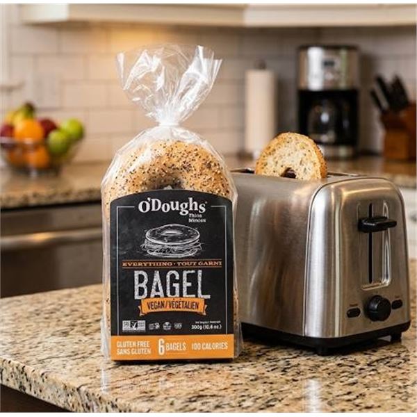 O'Doughs Vegan Gluten-Free Bagels 6 Pack