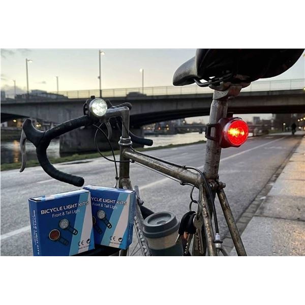 Lot of  2 - Vont Pyro Bike Light Set, USB Rechargeable