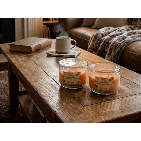 Two Candle-Lite Homemade Waffles Candles