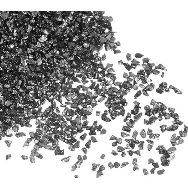 Crushed Glass Glitters 213g, Black
