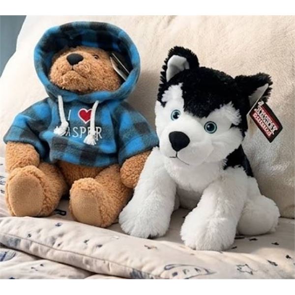 Jasper Hoodie Bear and Great White North Husy