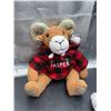 Image 4 : Stuffed Ram and Howling Wolf Plush Pair