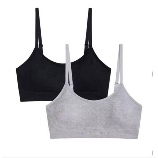 Tommy Hilfiger 2-Pack Soft Stretch Seamless-Bra Size Large