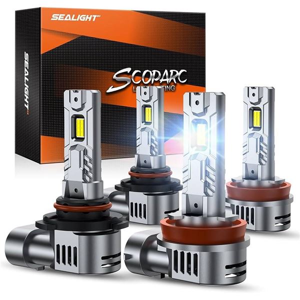 SEALIGHT Scoparc H11 9005 LED Light Set