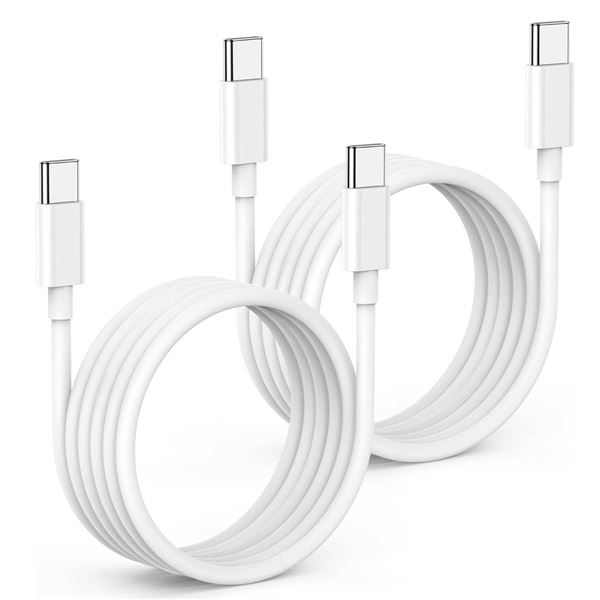 Lot of 2 - USBC-USBC 240W Fast Charging Cables 2 -Pack